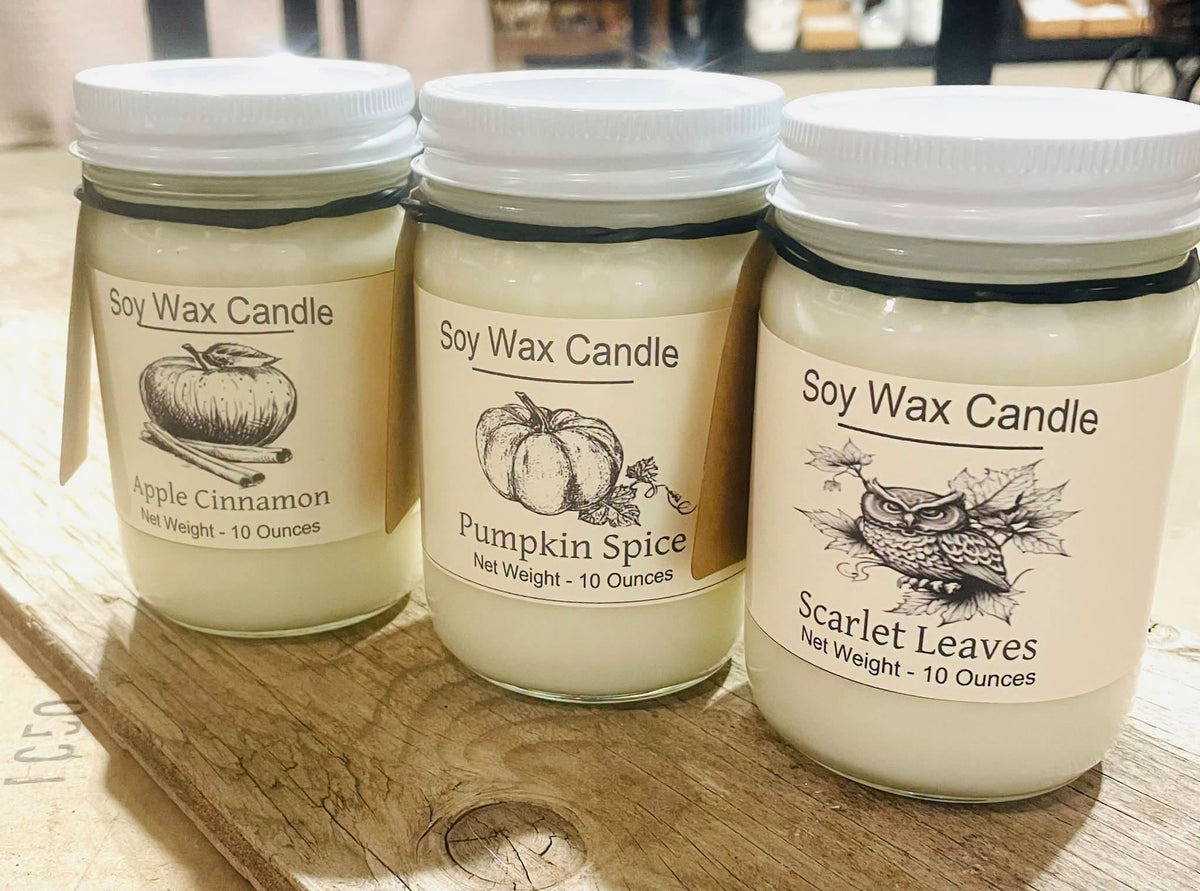 Soy Wax Jar Candles - Holiday/Seasons Selections