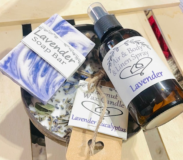 Lavender Candle Bowl - Lavender Candle Bowl Gifts Ontario