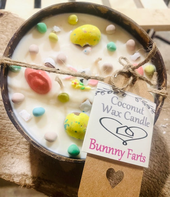 Bunny Farts Candle Bowls - Country Easter Candle
