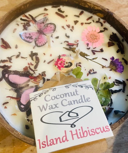 Island Hibiscus Candle Bowls - Island Candles