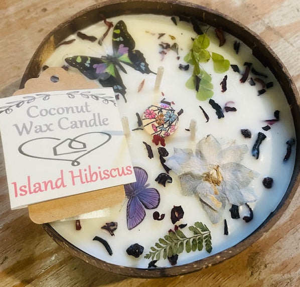 Island Hibiscus Candle Bowls - Island Candles