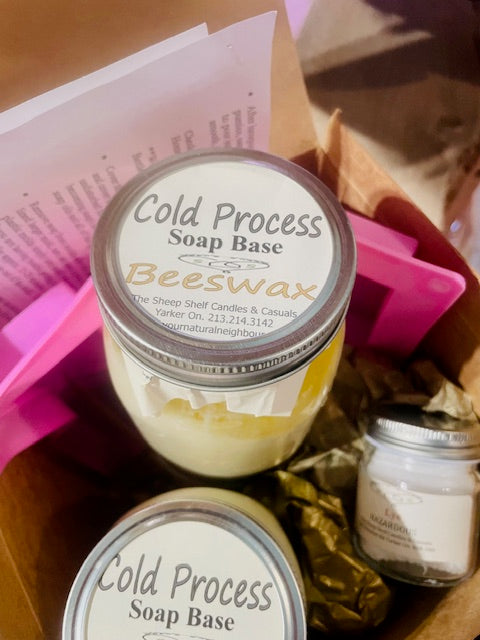 Soaping Making Kit Cold Process with Beeswax