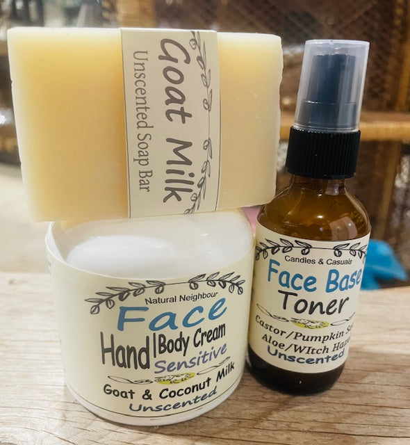 Goat Milk Lotion \ Soap \ Face Toner Scent Free