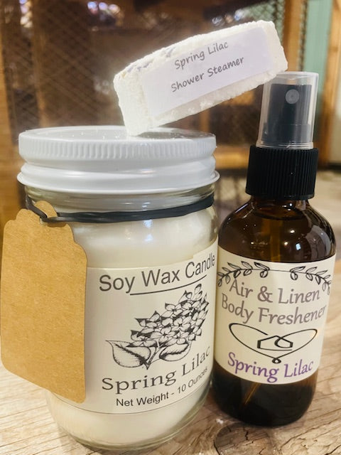 Gift Set - Candle Shower Steamer & Spray