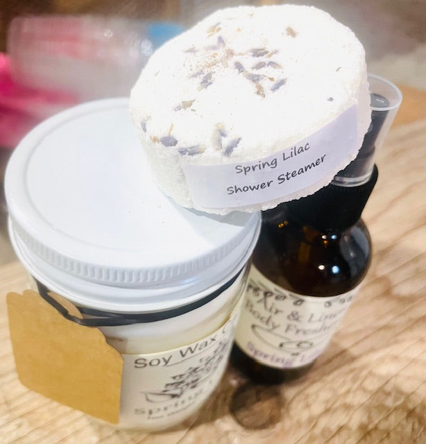 Gift Set - Candle Shower Steamer & Spray