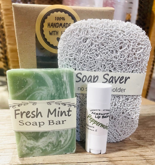 Soap - Lip Balm - Soap Saver Gift Set