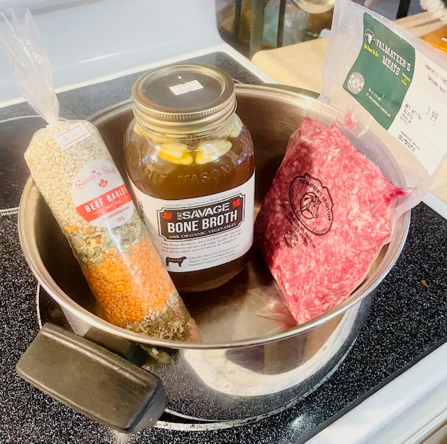 Soup - Broth & Meat Pacakage