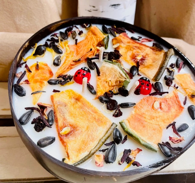 Watermelon Candle Bowl - Real Watermelon Candle