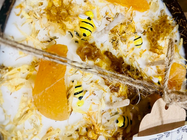 Apricot Honey Candle Bowl Gift