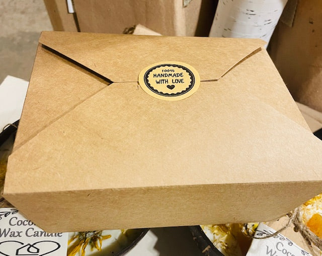 Heart Candle Bowl - Soy Wax Candle Bowl With Hearts