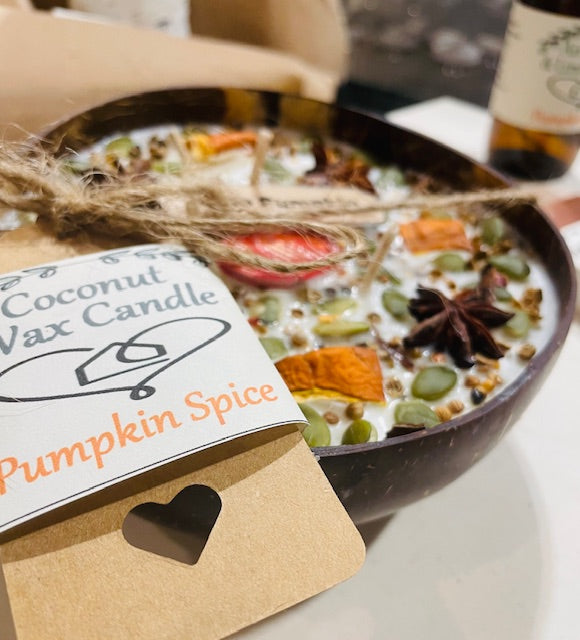 Pumpkin Spice Candle Bowl