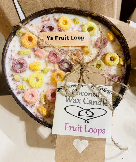 Fruit Loops Candle Bowl