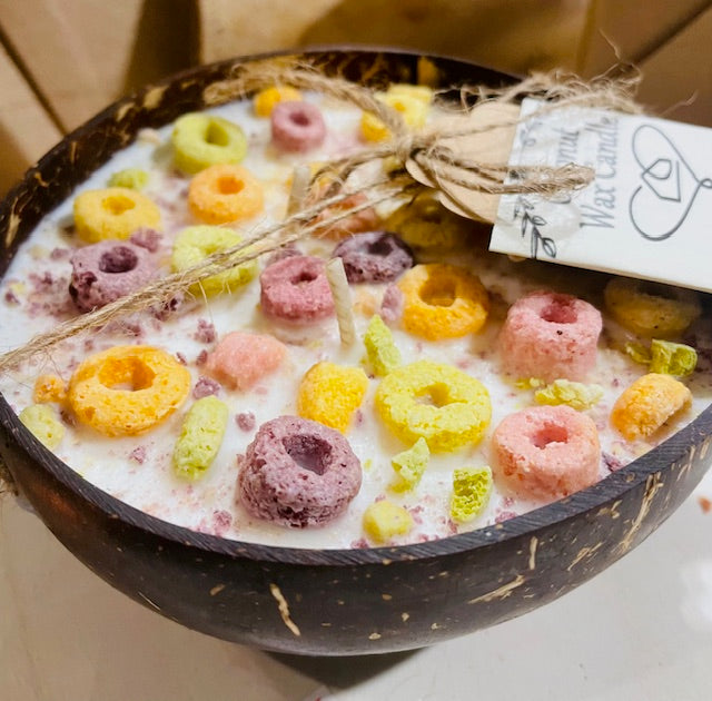 Fruit Loops Candle Bowl