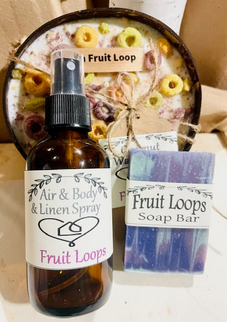 Fruit Loops Candle Bowl