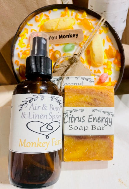 Monkey Farts Candle Bowl Gift