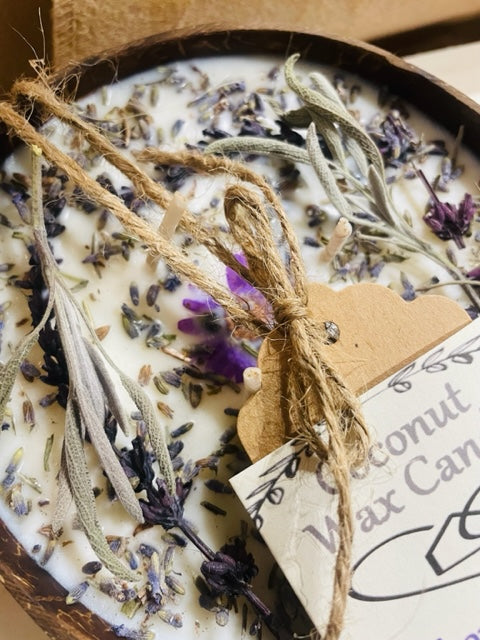 Lavender Candle Bowl - Lavender Candle Bowl Gifts Ontario