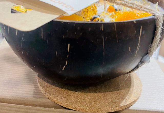 Heart Candle Bowl - Soy Wax Candle Bowl With Hearts