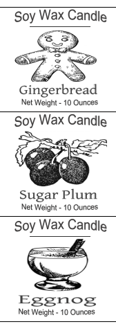 Soy Wax Jar Candles - Holiday/Seasons Selections