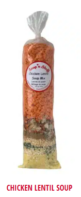 Soup Bags Just add Water and or Meat - Canadian